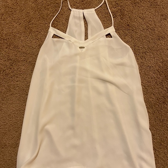 Express Tops - White dress tank